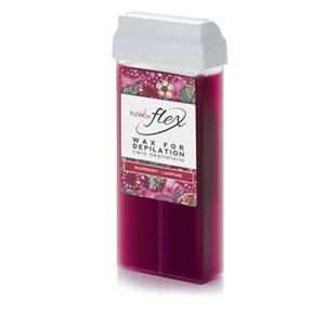 Flex Wax Raspberry ItalWax 100 ml – wysokoplastyczny malinowy wosk w rolce do depilacji paskowej 