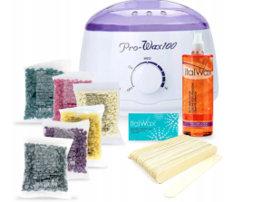 DEPILACJA Podgrzewacz 6x WOSK TWARDY żel po talk