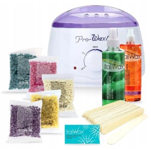 DEPILACJA Podgrzewacz wosku 5x WOSK TWARDY Italwax