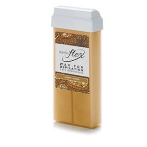 Flex Wax Amber ItalWax 100 ml – wysokoplastyczny bursztynowy wosk w rolce do depilacji paskowej 