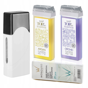 Zestaw ItalWax do depilacji podgrzewacz 40W Single Fo + 2x rolka wosk Top Line