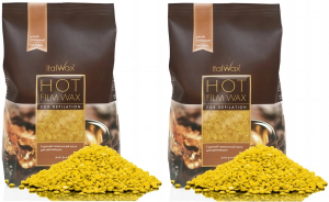 2 x wosk twardy naturalny ItalWax do depilacji w dropsach