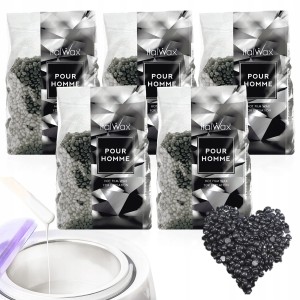 5x Wosk twardy do depilacji ItalWax Hot Film Wax Pour Homme 100g do podgrzewacza