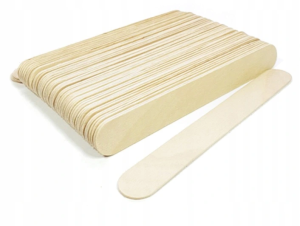 Szpatułki drewniane do depilacji woskiem i pastą 50 sztuk standard