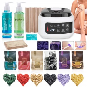 Zestaw do depilacji - podgrzewacz PRO WAX 700 + 6x wosk + preparaty + talk + szpatułki