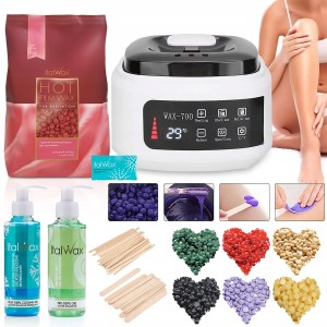 Zestaw do depilacji - podgrzewacz PRO WAX 700 + wosk 1kg (do wyboru) + preparaty + talk + szpatułki