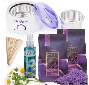 Zestaw Depilacja Podgrzewacz 2x wosk twardy lotion