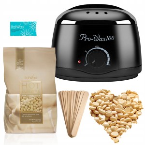 Zestaw do depilacji ItalWax podgrzewacz 100W + wosk twardy White Chocolate 1 kg + szpatułki + talk
