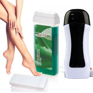Italwax zestaw do deilacja woskiem w rolce Aloe + podgrzewacz + paski