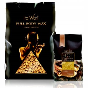 Zestaw do depilacji woskiem twardym Full Body Wax 1kg + Natural 250g GRATIS