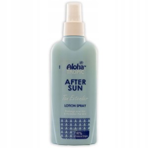 MadiS Aloha Tropic After Sun Tan Extender Lotion Spray Balsam po opalaniu przedłużający opaleniznę z aloesem i olejkiem arganowym 200ml / 40457