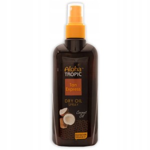 MadiS Aloha Tropic Dry Oil Tan Express przyspieszacz opalania olejek kokosowy w spray 200ml / 40444