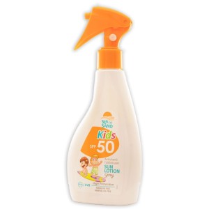 MadiS Sea 'n' Sand Kids SPF50 Sun Lotion Spray Balsam przeciwsłoneczny do opalania o wysokiej ochronie w sprayu dla dzieci 220ml / 40745