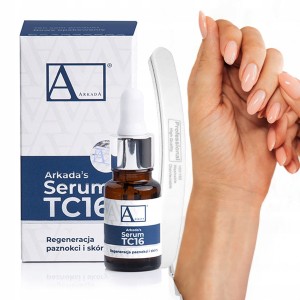 Arkada Serum kolagenowe TC16 regeneracja paznokci i skóry z kolagenem 11ml + polerka banan gratis