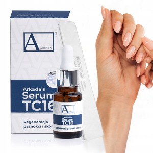 Arkada Serum kolagenowe TC16 regeneracja paznokci i skóry z kolagenem 11ml + polerka szeroka gratis