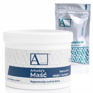 Arkada Zestaw: Maść na popękaną skórę stóp 450g 1 sztuka + próbka gratis