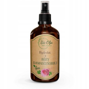 Bio Olja Hydrolat z róży damasceńskiej woda różana z certyfikatem w sprayu 100ml