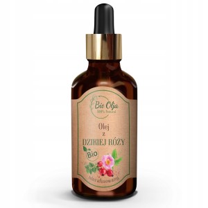 Bio Olja Olejek z dzikiej róży ekologiczny bez konserwantów z pipetką 50ml