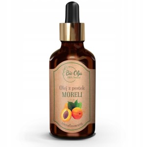 Bio Olja Olejek z pestek moreli ekologiczny bez konserwantów z pipetką 50ml