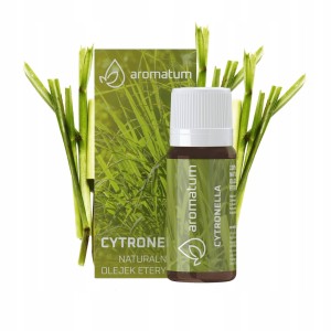 Aromatum Cytronella Naturalny olejek eteryczny silny środek antyseptyczny i odstraszacz owadów 12ml