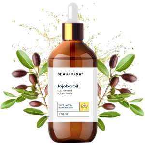 Beautiona Nawilżający naturalny Olej Jojoba reguluje sebum regeneruje skórę zmarszczki i trądzik 100ml